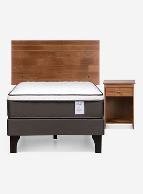 Imagen 2 del producto Cama Europea New Style 4 Plus 1 Plaza + Set Muebles Tabor