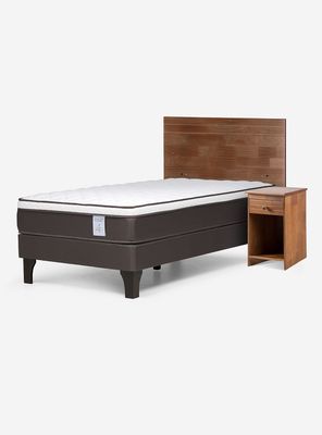 Camas Europea New Style 4 Plus 1.5 Plazas Respaldo