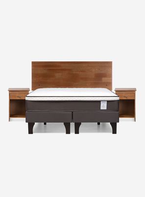 Imagen 2 del producto Cama Europea New Style 4 Plus 2 Plazas + Set Muebles Tabor