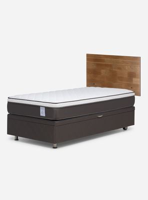 Imagen 1 del producto Boxet New Style 4 Plus 1 Plaza Respaldo Tabor Café