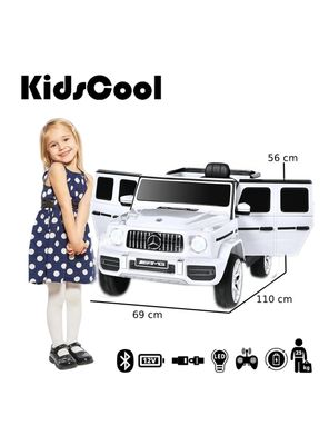 Imagen 2 del producto Jeep G63 Batería 12V Licencia Mercedes Benz Blanco