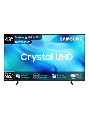 Samsung Led Smart Tv 43'' 4K Crystal Uhd Vision Ai U8000H