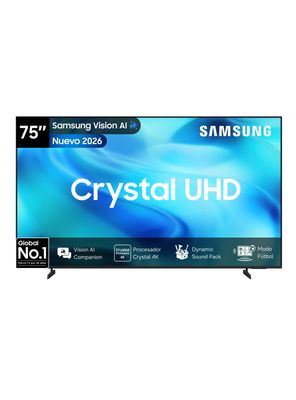Samsung Led Smart Tv 75'' 4K Crystal Uhd U8000H 2026