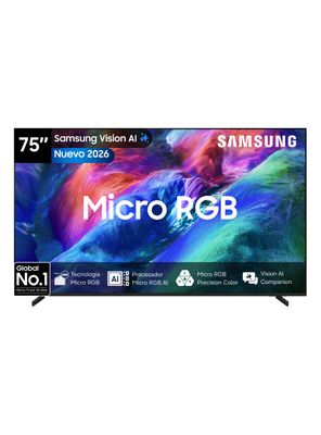 Samsung Micro Rgb Smart Tv 75'' 4K Uhd Vision Ai R85H 2026