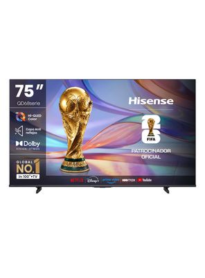 Hisense Qled Smart Tv 75'' 4K Uhd 75Qd68Sg Google Tv