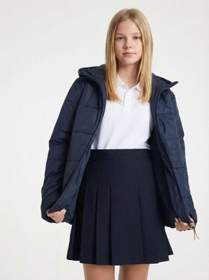 Parka Azul Niña Talla S A Xl