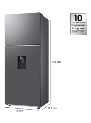 Imagen 2 del producto Refrigerador Top Mount Freezer No Frost Silver 384 Litros WiFi