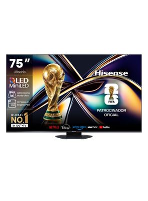 Hisense Qled Mini Led Smart Tv 75'' 4K Uhd 165Hz Google Tv