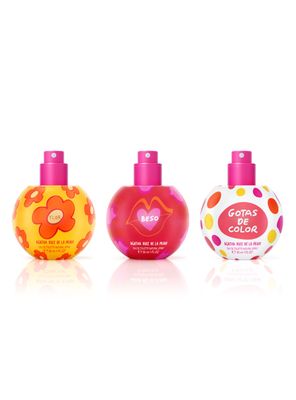 Imagen 2 del producto Set Perfume Bubbles Gotas Beso Flor EDT Mujer 30 ml + 30 ml + 30 ml
