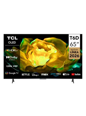 Tcl Qled Smart Tv 65'' 4K Uhd T6D 65T6D