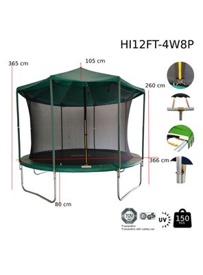 Imagen 2 del producto Cama Elásticas Verde