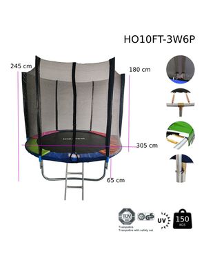 Imagen 2 del producto Cama Elástica Rainbow 10 Pies