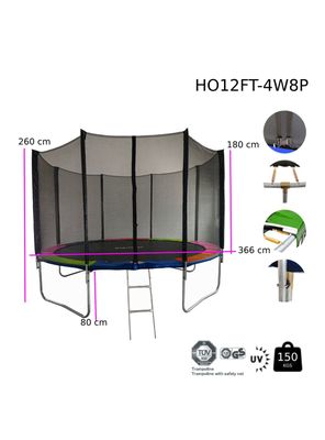 Imagen 2 del producto Cama Elástica Rainbow 12 Pies