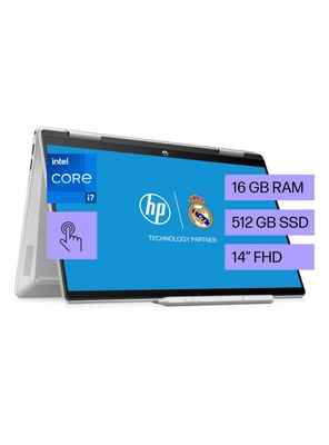 Imagen 2 del producto Notebook Pavilion x360 14-ek1002la Intel Core i7 16GB RAM 512GB SSD 14"" Táctil FHD Windows 11 Home + Lápiz Zenvo Natural Silver