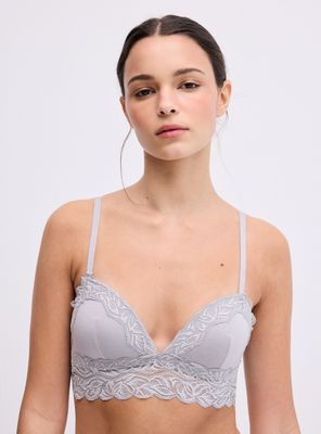 Bralette de Algodón y Elastano
