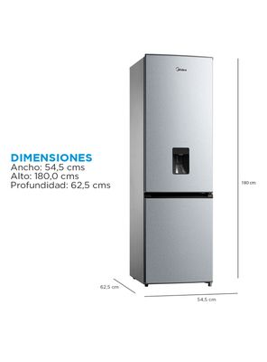 Imagen 2 del producto Refrigerador Bottom Freezer No Frost 270 Litros MDRB380FGE50