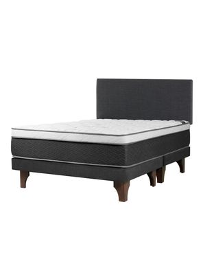 Camas Europea Everest Cobre King + Respaldo