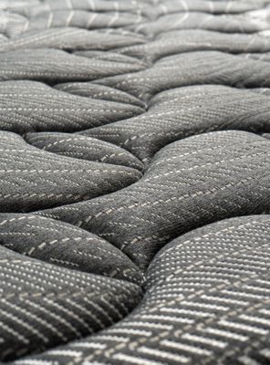 Imagen 2 del producto Cama Europea Everest Copper Black 2 Plazas x 2 metros Base Dividida + Respaldo Textil