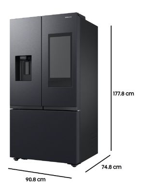 Imagen 2 del producto Refrigerador French Door No Frost  564 Litros con Family Hub RF27CG5910B1ZS