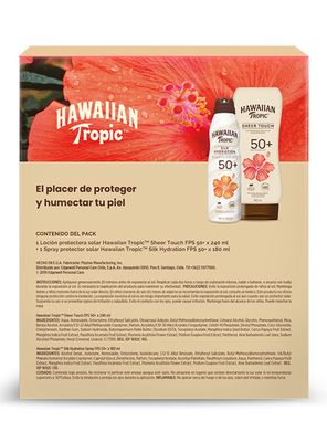 Imagen 2 del producto Pack Hawaiian Tropic Protector Solar Sheer Touch SPF+50