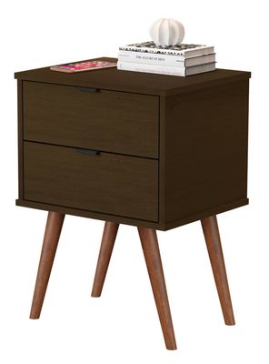 Velador Canela Luxor 2 Cajones