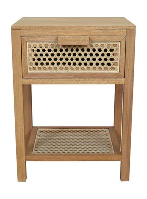 Imagen 2 del producto Velador Ratán Mirlo 1 Cajón