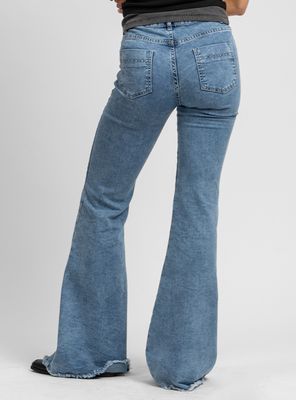 Imagen 2 del producto Jeans Flare Tiro Medio Ada Azul