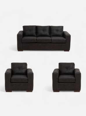 Juego Living Franco 311 Cuero Auris