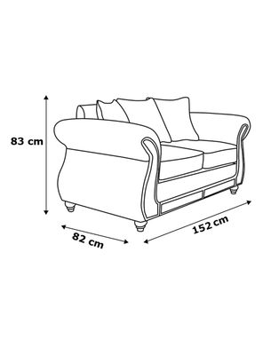 Imagen 2 del producto Sofá George 2 Cuerpos Auris