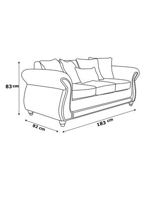 Imagen 2 del producto Sofá George 3 Cuerpos Auris