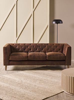 Imagen 1 del producto Sofá Alejandro Cuero 3 Cuerpos