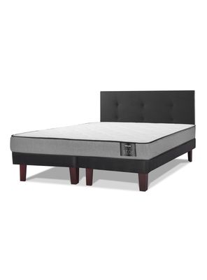 Cama Europea Star Base Dividida 2 Plazas x 200 cm + Respaldo Royal