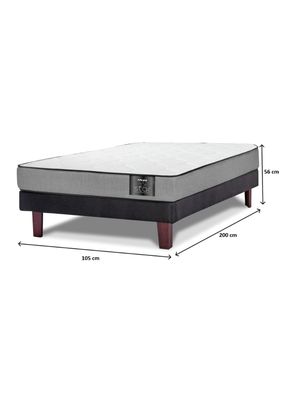 Imagen 2 del producto Cama Europea Star 1.5 Plazas x 200 cm + Respaldo Royal