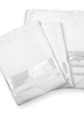 Imagen 2 del producto Sábana Super King 220 Hilos Broderie Blanco