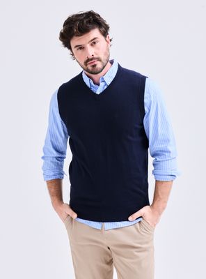 Sweater Básico Sin Mangas