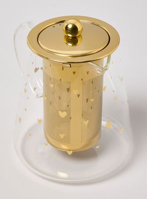 Imagen 2 del producto Tetera Vidrio 1Lt Corazón