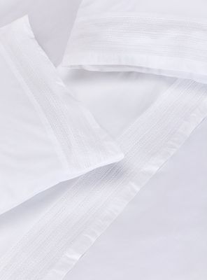 Imagen 2 del producto Sábanas King 200 Hilos White Bordada