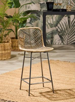 Imagen 1 del producto Silla Bar Chevron Ratán Alaniz Home