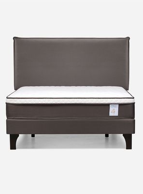 Imagen 2 del producto Cama Europea New style 4 2 Plazas + Respaldo Maurice Chocolate