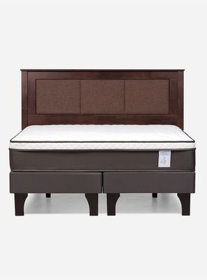 Imagen 2 del producto Cama Europea New style 4 2 Plazas Base Dividida + Respaldo Rachel