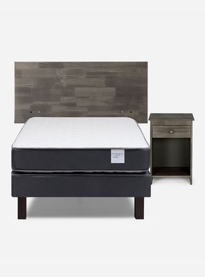 Imagen 2 del producto Cama Europea Wave Base Normal 1.5 Plazas 1.05x1.90 cm Tabor Graf