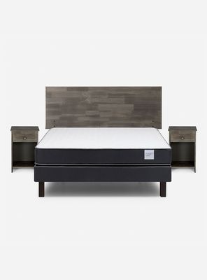 Imagen 2 del producto Cama Europea Wave 1.5 Plazas Base Normal Tabor Grafito