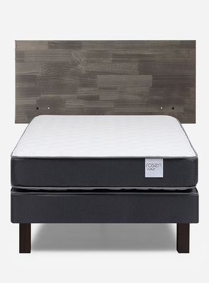 Imagen 2 del producto Cama Europea Wave 1.5 Plazas + Respaldo Tabor Grafito