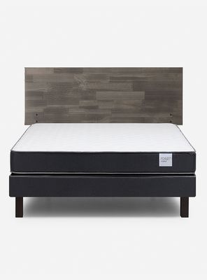 Imagen 2 del producto Cama Europea Wave 2 Plazas Base Normal + Respaldo Tabor Grafito