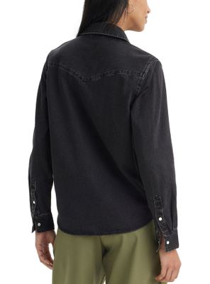 Imagen 2 del producto Camisa Western Denim con Botón de Broche