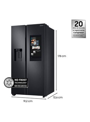 Imagen 2 del producto Refrigerador Side by Side No Frost 585 Litros con Family Hub RS58T5561B1/ZS