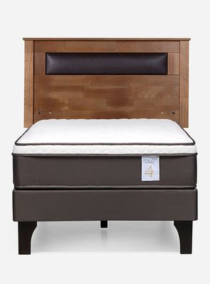 Imagen 2 del producto Cama Europea New Style 4 Plus 1 Plaza + Respaldo Ferrara