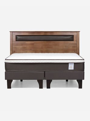 Imagen 2 del producto Cama Europea New Style 4 Plus King + Respaldo Ferrara