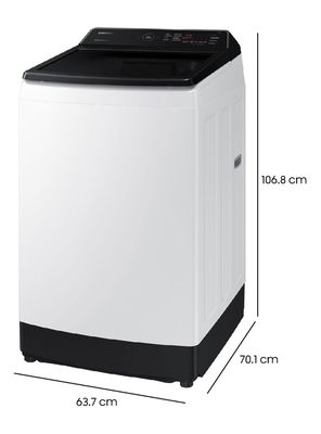Imagen 2 del producto Lavadora Carga Superior 17 Kg EcoBubble WA17CG6441BWZS