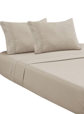 Imagen 2 del producto Sábanas King Microfibra Blonda